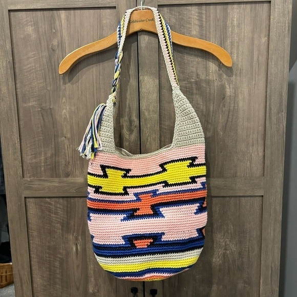 The Sak Limited edition Crochet Hobo Bag Shoulder Purse - Picture 1 of 14